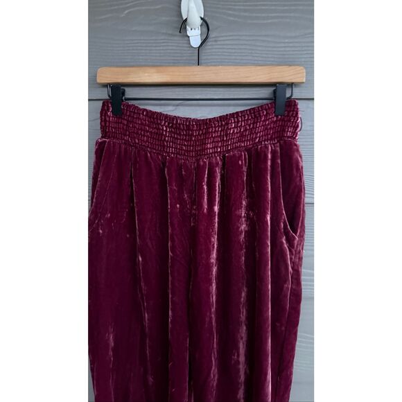 Anthropologie Gloria velvet joggers lagenlook boho - Picture 3 of 6